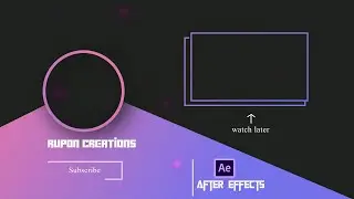How To Make A Youtube End Screen In AfterEffects