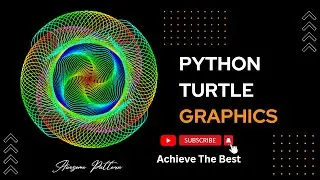 Awesome Pattern by Python Turtle Graphics || With Source Code || 