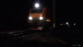 РЖД ЭП20-016 и ЭП20-019 с поездом №104 Адлер - Москва