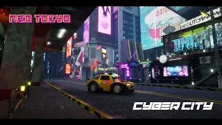 Cyber City - Car Drive Gameplay