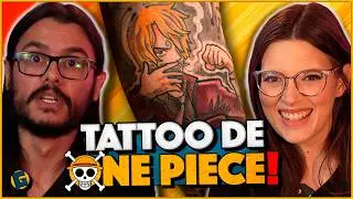 O VICTOR fez uma TATUAGEM GIGANTE de ONE PIECE!