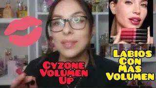 Labios con más volumen con Cyzone Volumen Up