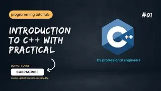 Introduction to C++ | Hindi / Urdu | #byProfessionalengineers