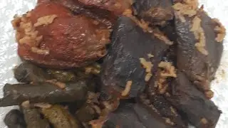 Kuru Dolma Tarifi #Kuru Biber#Kuru Patlıcan#Asma Yaprağı