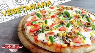 Como hacer PIZZA Sin HORNO Saludable 🍕🍅 | Fácil y Rápida