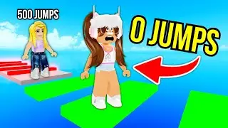 Roblox Obby, but i have LIMITED JUMPS..