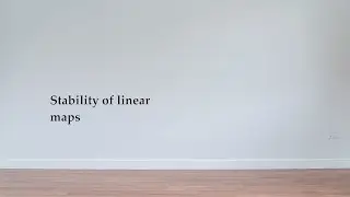 Stability of linear maps