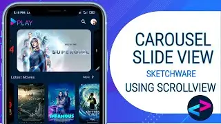 Simple Carousel , slider view in Sketchware using slider view