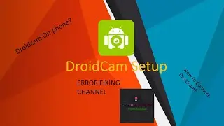 Droidcam Setup | Connect phone's camera and microphone to PC