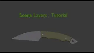 Blender Tutorial : Scene Layers