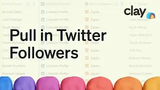 How to Import Twitter Followers and Filter Based on Keywords | Twitter Sales Prospecting | Clay