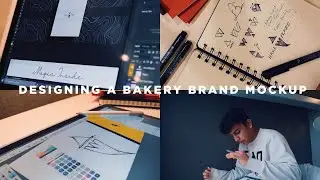 Designing a Bakery Brand Mockup