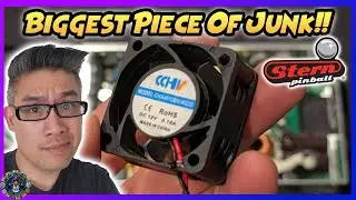 Stern Pinball's are TOO NOISY!! Fix it with Pinball Monk's Fan Mod!