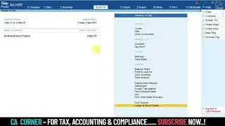 Accounting, Tax in TallyPrime