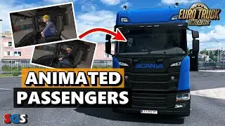 |ETS2 1.46| Animated Passengers - Update For 1.46
