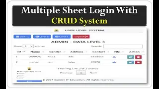 Different User Login Different Google sheet Than CRUD Operation Perform Multiple User crud operation