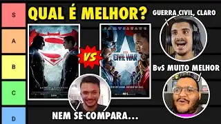 RANKING THE BEST MARVEL AND DC MOVIES (2011-2016) | WITH IGOR DCNAUTA AND GUI FELIX