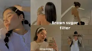 Brown sugar filter | (free) picsart tutorial | aesthetic edit