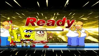 Team Spongebob VS Team Cheap Homer Simpson MUGEN ¡¡battle¡¡ Request