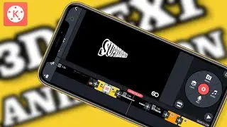 3D Flip Text animation in kinemaster || Flip Your text || Supreme creations ||