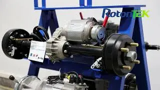 Rotontek low noise and quiet electric transaxle