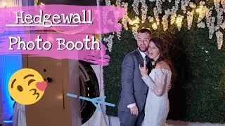 www.iLuvPhotoBooths.com | Hedgewall Photo Booth NJ for Weddings and Bridal Showers
