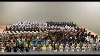 My Lego Star Wars minifigures from 2017(launch) - 2022(now) full movie #lego #starwars #minifigures