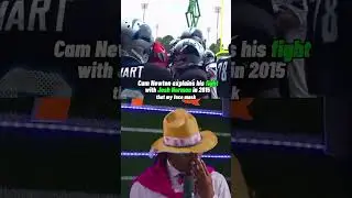 Cam Newton explains his fight with​ Josh Norman 😂 ⁠@4thand1CamNewton #nfl #shorts