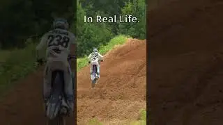 HAIDEN DEEGAN STANDING LINE IRL VS MX BIKES!