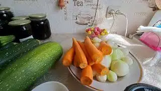 Много кабачков не бывает☺️Закатываю ИКРУ🫛💯