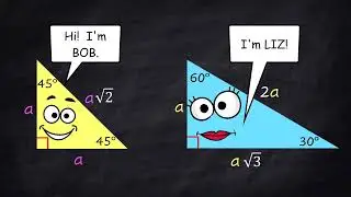 How Special Right Triangles Work | 45-45-90 and 30-60-90