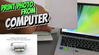 How To Print Photos From Computer Laptop PC to HP Deskjet Printer | Print Tutorial