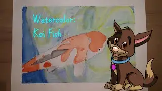 Watercolor painting: Koi Fish