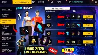 FFWS Free Jersey + Free Rewards 2025 😲 FFWS 2025 Free Rewards | Free Jersey's New Event Free Fire