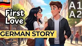 First Love in German 🥰 | A1–A2 Slow Story for Learners