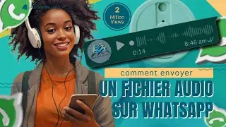 Comment envoyer un fichier Audio sur WhatsApp / envoyer un enregistrement Audio  #audiowhatsapp