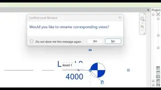 حل مشكلة عدم تغيير الاسم داخل project browser واختفاء رسالة تغيير اسم level