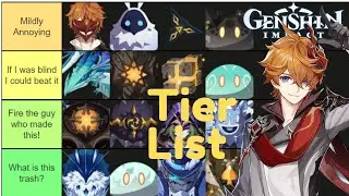 Since there's no content I made a mob tier list... | Genshin Impact