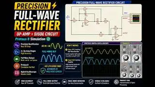 Precision Full Wave Rectifier | Simulation | Electronic Circuit Design