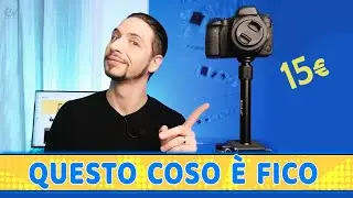 Questo accessorio fotografico economico per treppiede è davvero fico - prolunga treppiedi Amazon
