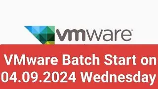 Vmware Next Batch starts on Wednesday 04.09.2024 | Please contact 9841591016