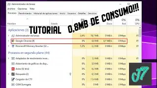 BAJAR CONSUMO DE  MEMORIA RAM DE CHROME HASTA 20MB!! | TUTORIAL 2022