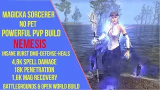 ESO Magicka Sorcerer PVP Build - Nemesis - Firesong - No Pet Magsorc PVP Build