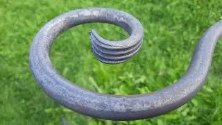 Кузнечный модуль в работе. Результат порадовал. Холодная ковка.