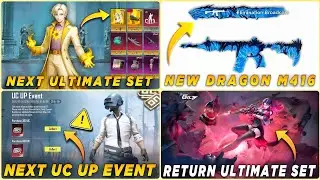 🔴 NEXT ULTIMATE SET | NEW DRAGON M416 SKIN | NEXT UC UP EVENT RELEASE DATE | RETURN ULTIMATE CANCEL?