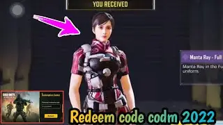 Free Manta Ray Skin Redeem code codm 2022 | Redeem code codm 2022 | Cod mobile Redeem code Garena