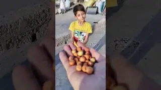 Subhan Allah qudrat ka nemat #fruit #kid #sweetkid