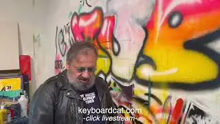 Keyboard Cat Art Livestream Promo