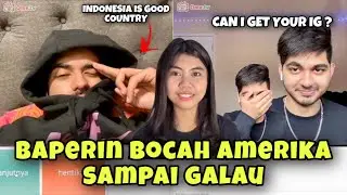 Indonesian GIRL trying Omegle and talk with AMERICAN boys ✨