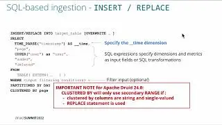 Druid Summit 2022: Apache Druid 24.0 New Feature- SQL Based Ingestion